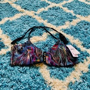 NWT Pilyq Plume Bikini Top